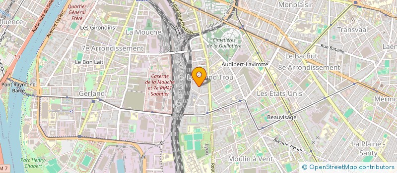 localisation de l'entreprise SCI CAPELLE N'DOYE  LYON