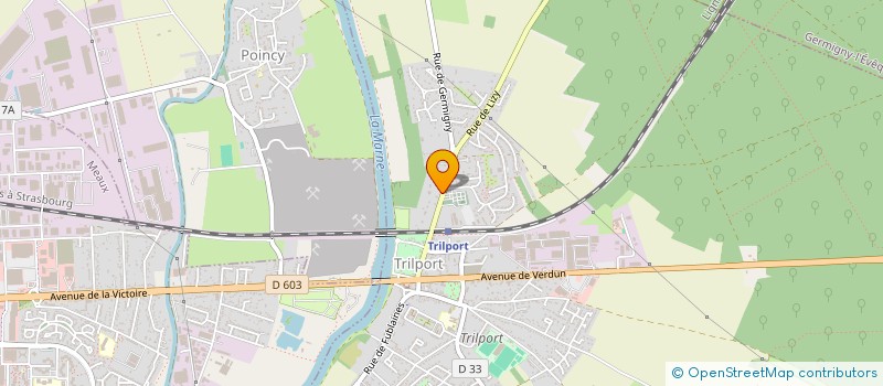 localisation de l'entreprise SCI CAPERMO  TRILPORT