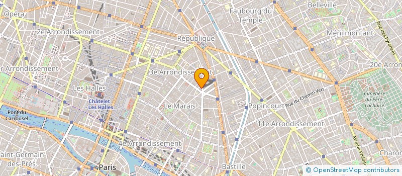 localisation de l'entreprise SCI CAPETLEO  PARIS