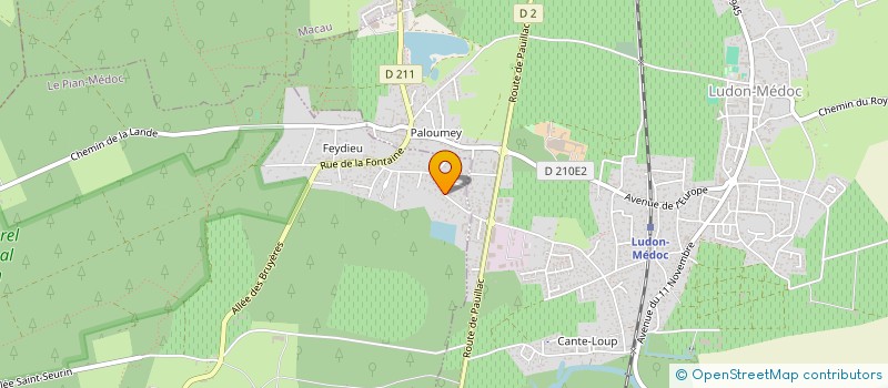 localisation de l'entreprise SCI CAPEYRON à LE PIAN-MEDOC
