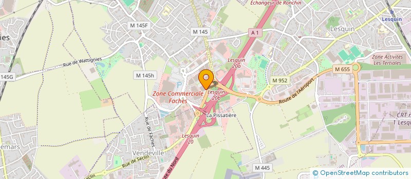 localisation de l'entreprise SCI CAPFA  FACHES-THUMESNIL