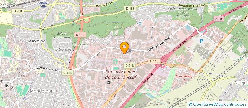 localisation de l'entreprise SCI CAPFORCE à LES ULIS