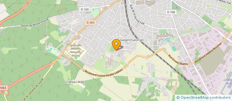 localisation de l'entreprise SCI CAPGRAS  HAGUENAU