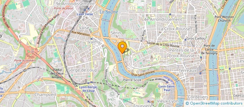 localisation de l'entreprise SCI CAPGWEDOR  LYON