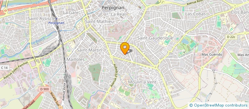 localisation de l'entreprise SCI CAPHI  PERPIGNAN