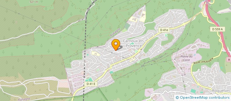 localisation de l'entreprise SCI CAPHI FREOL à CARNOUX-EN-PROVENCE