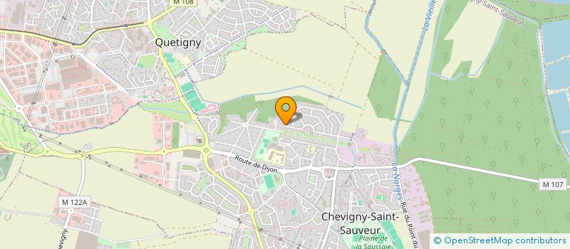 localisation de l'entreprise SCI CAPI  CHEVIGNY-SAINT-SAUVEUR