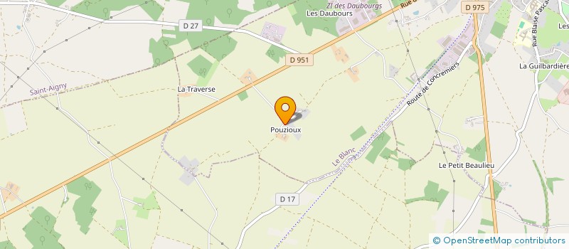 localisation de l'entreprise SCI CAPI à LE BLANC
