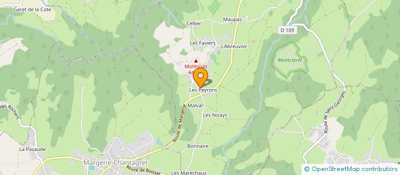 localisation de l'entreprise SCI CAPI  SAINT-GEORGES-HAUTE-VILLE