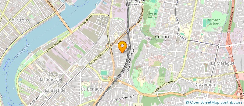 localisation de l'entreprise SCI CAPI IMMOBILIER DE GESTION  CENON