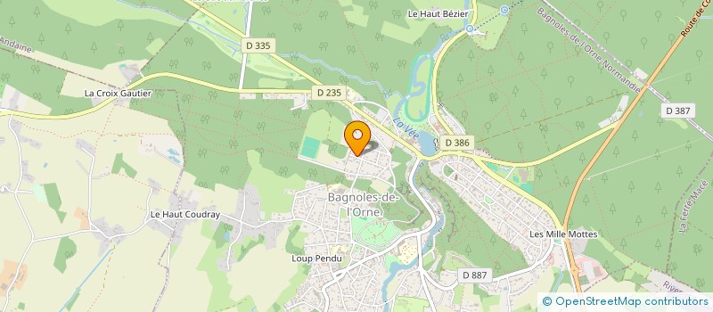localisation de l'entreprise SCI CAPICO à BAGNOLES-DE-L'ORNE-NORMANDIE