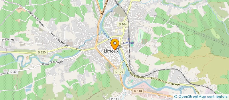 localisation de l'entreprise SCI CAPIES  LIMOUX