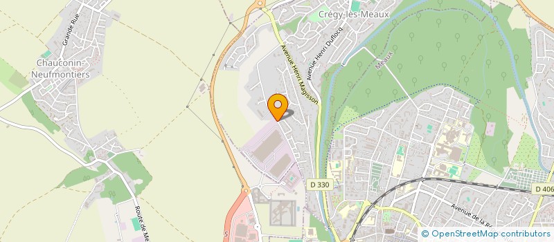 localisation de l'entreprise SCI CAPIFOR  CREGY-LES-MEAUX