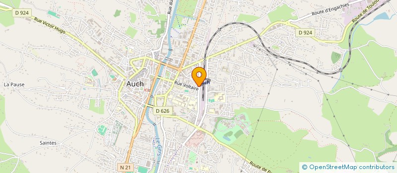 localisation de l'entreprise SCI CAPIJE  AUCH