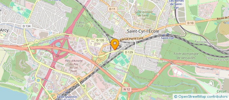 localisation de l'entreprise SCI CAPILLON à SAINT-CYR-L'ECOLE