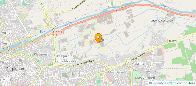localisation de l'entreprise SCI CAPIMMO  PERPIGNAN