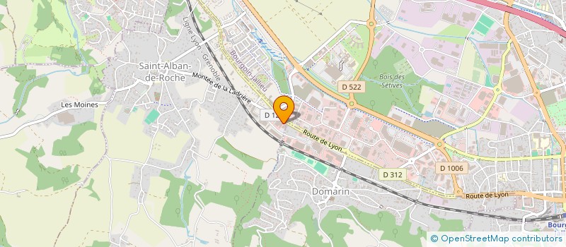 localisation de l'entreprise SCI CAPIMMOBILIER  SAINT-ALBAN-DE-ROCHE