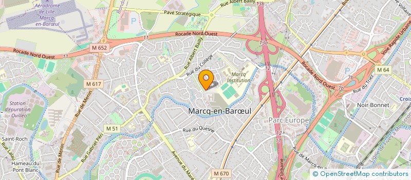 localisation de l'entreprise SCI CAPIMMOD à MARCQ-EN-BARŒUL