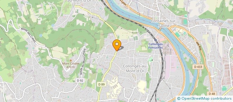 localisation de l'entreprise SCI CAPIMO  COLLONGES-AU-MONT-D'OR