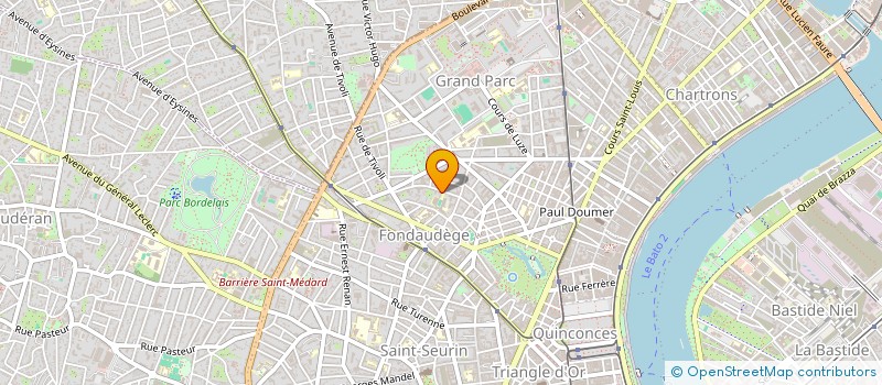 localisation de l'entreprise SCI CAPIN  BORDEAUX