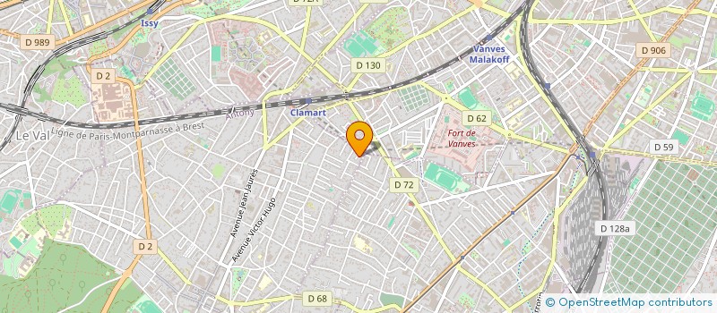 localisation de l'entreprise SCI CAPINVEST à CLAMART