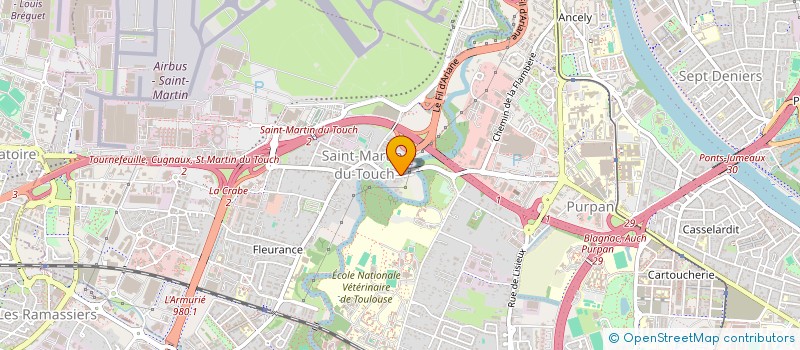 localisation de l'entreprise SCI CAPITAINE  TOULOUSE