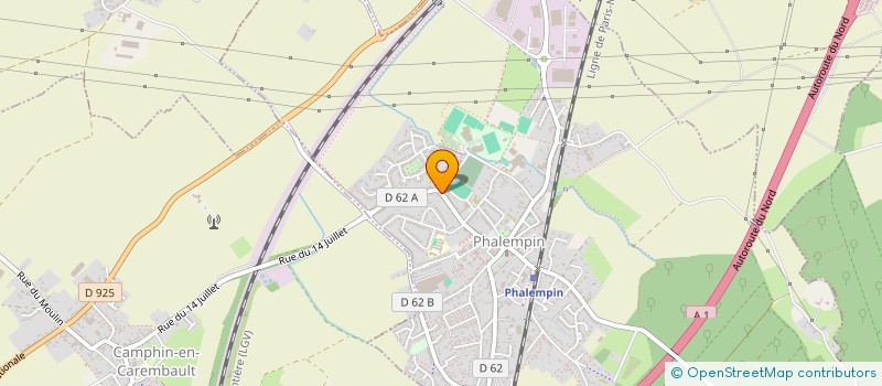 localisation de l'entreprise SCI CAPITAINE JASMIN  PHALEMPIN