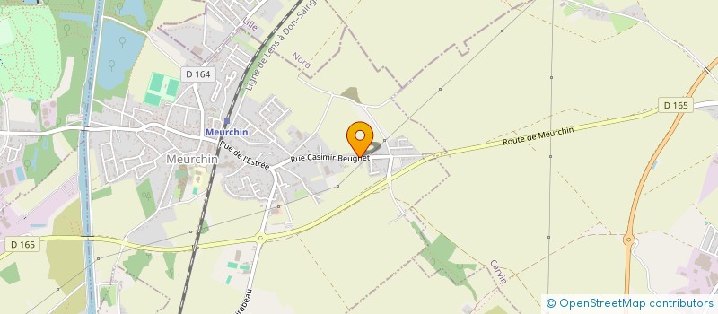 localisation de l'entreprise SCI CAPITAINE TIMEO  MEURCHIN