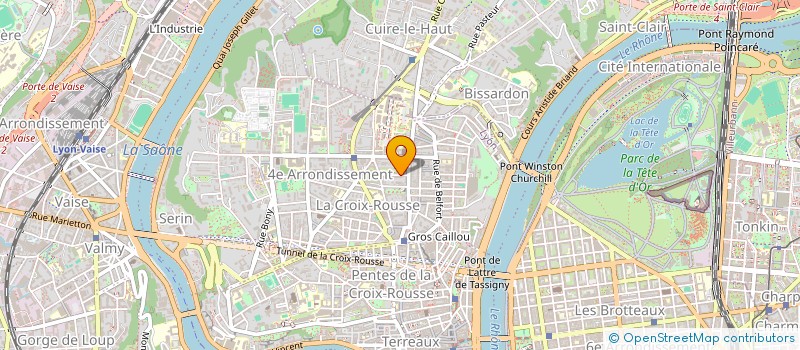 localisation de l'entreprise SCI CAPITAL 1  LYON