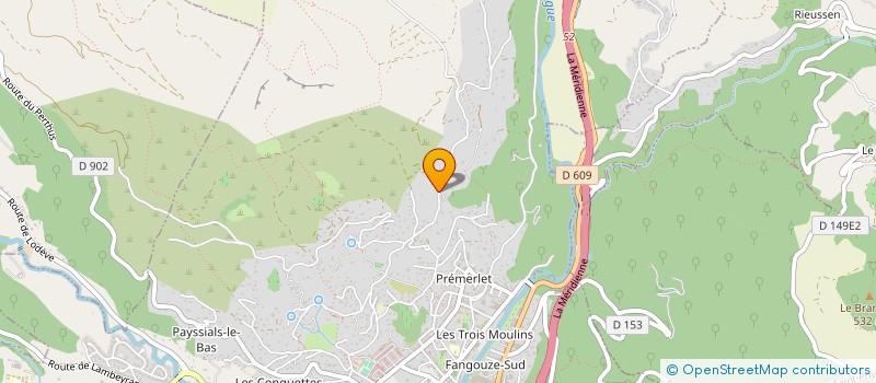 localisation de l'entreprise SCI CAPITAL  LODEVE