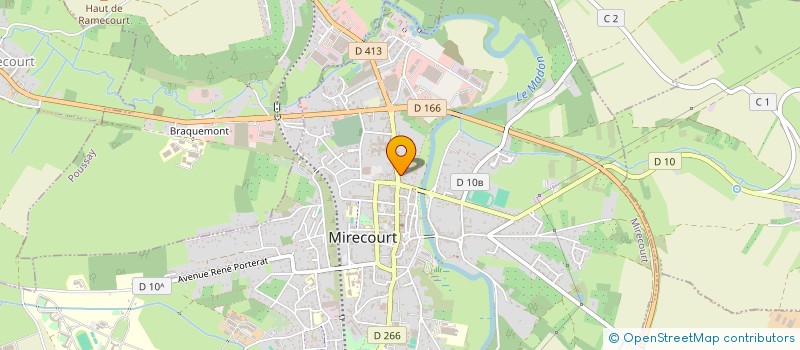 localisation de l'entreprise SCI CAPITAL 51  MIRECOURT