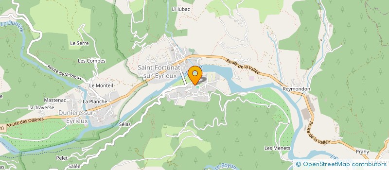 localisation de l'entreprise SCI CAPITAL GAME  LES OLLIERES-SUR-EYRIEUX