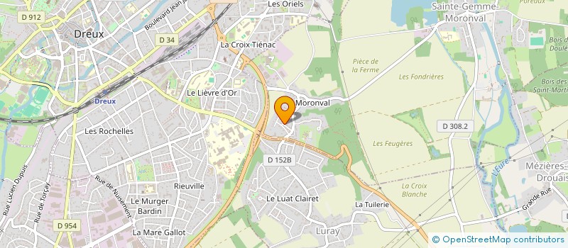 localisation de l'entreprise SCI CAPITAL HABITAT à SAINTE-GEMME-MORONVAL