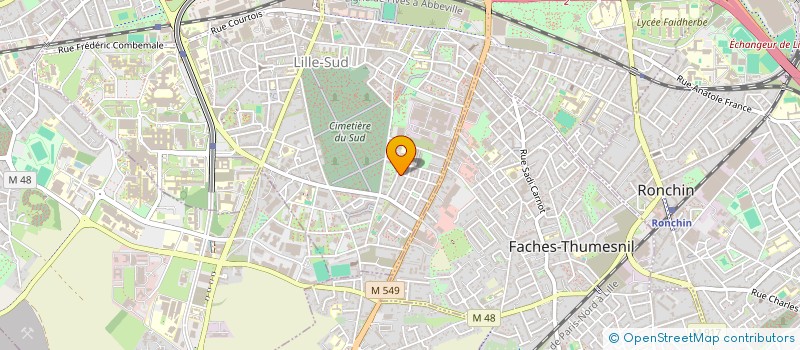 localisation de l'entreprise SCI CAPITAL INVESTISSEMENT à LILLE
