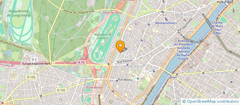 localisation de l'entreprise SCI CAPITAL M  PARIS