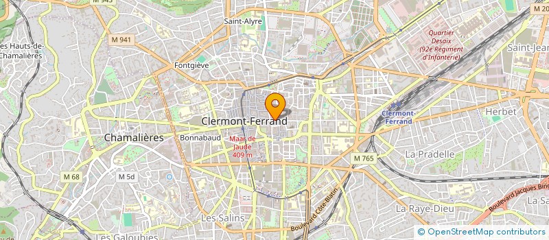 localisation de l'entreprise SCI CAPITALIMMO  CLERMONT-FERRAND