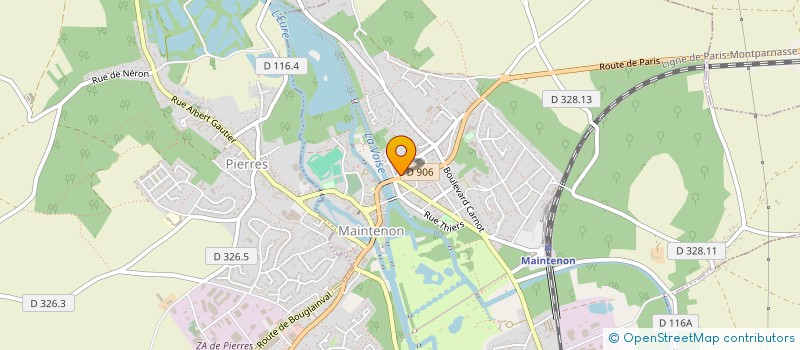 localisation de l'entreprise SCI CAPITANI à MAINTENON