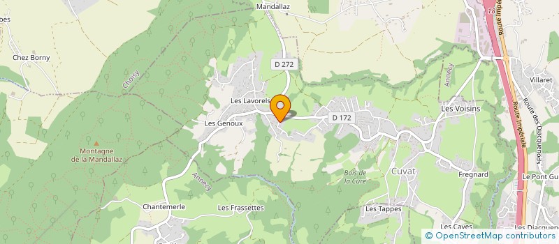 localisation de l'entreprise SCI CAPITATUM  CUVAT