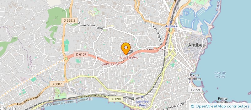 localisation de l'entreprise SCI CAPITELLE à ANTIBES