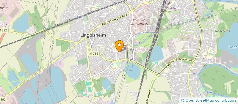 localisation de l'entreprise SCI CAPITHORE  LINGOLSHEIM