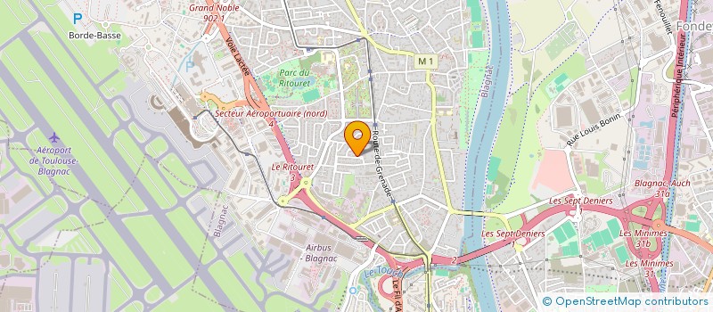 localisation de l'entreprise SCI CAPITOLE ET PYRENEES  BLAGNAC