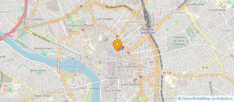 localisation de l'entreprise SCI CAPITOLE PATRIMOINE à TOULOUSE