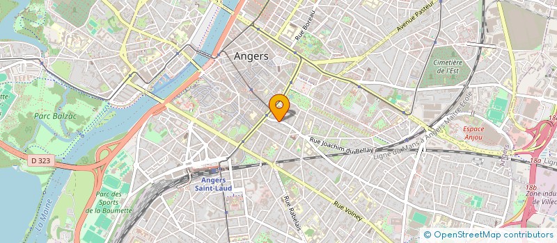 localisation de l'entreprise SCI CAPIVENCE à ANGERS