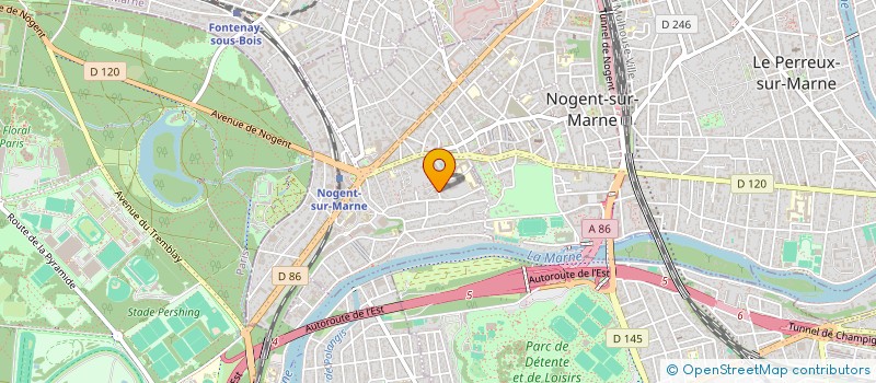 localisation de l'entreprise SCI CAPIVI  NOGENT-SUR-MARNE