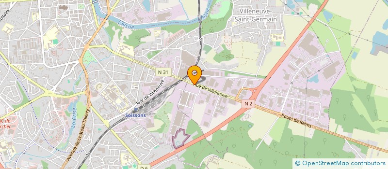 localisation de l'entreprise SCI CAPJAC  BILLY SUR AISNE