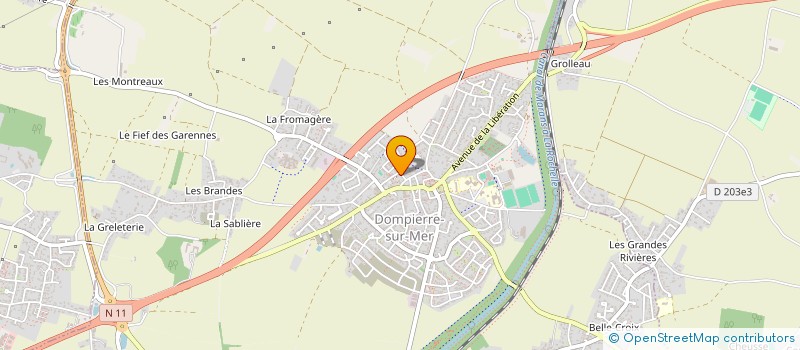 localisation de l'entreprise SCI CAPLAN  DOMPIERRE-SUR-MER