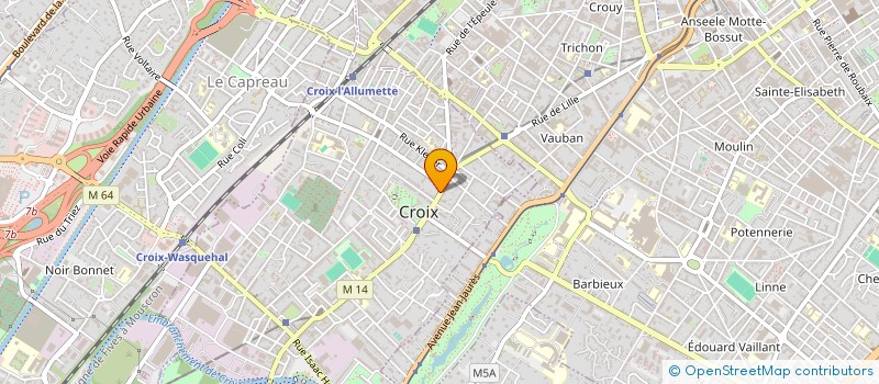 localisation de l'entreprise SCI CAPLEBE à CROIX