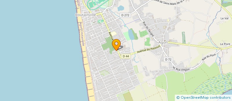 localisation de l'entreprise SCI CAPLUNE  AGON-COUTAINVILLE