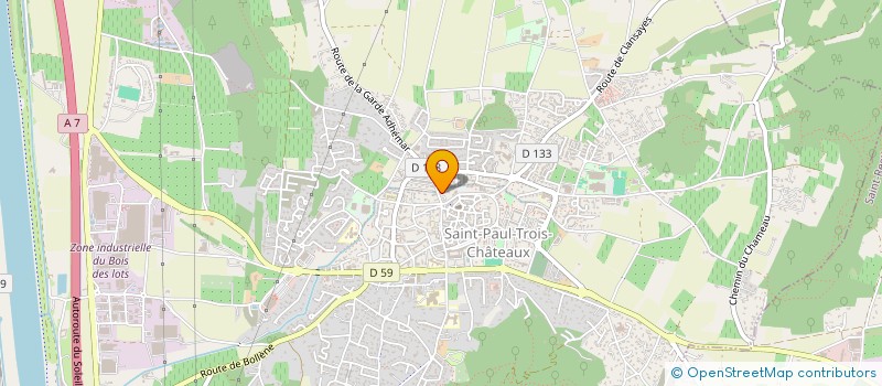 localisation de l'entreprise SCI CAPMA  SAINT-PAUL-TROIS-CHATEAUX