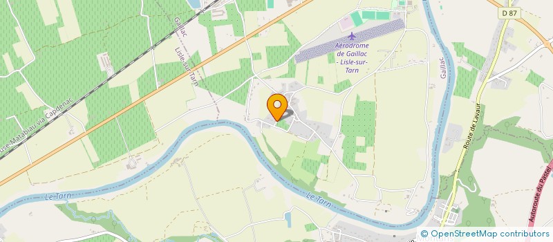 localisation de l'entreprise SCI CAPMARTIN  GAILLAC